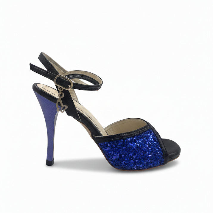 M84 Black&Blue Glittered-8.5cm.