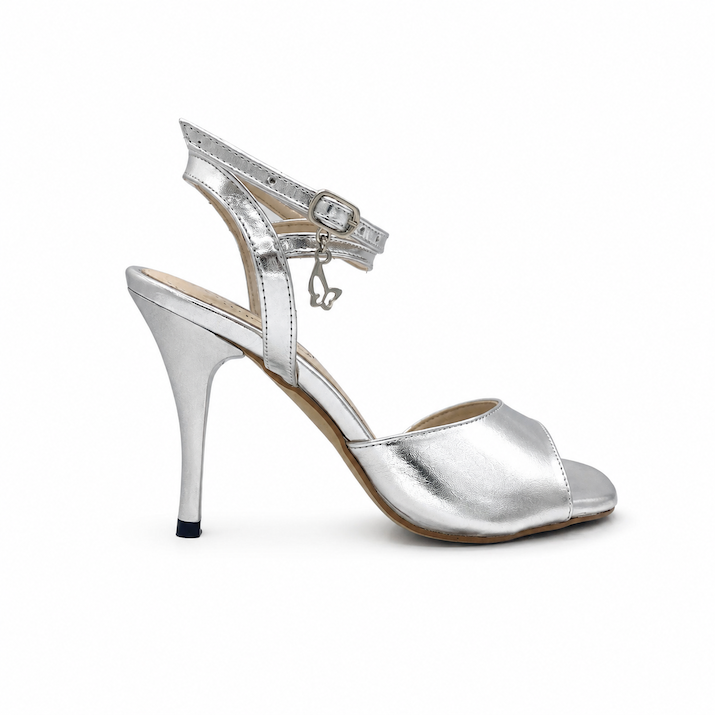 M38 Silver Patent Leather-8.5.cm.
