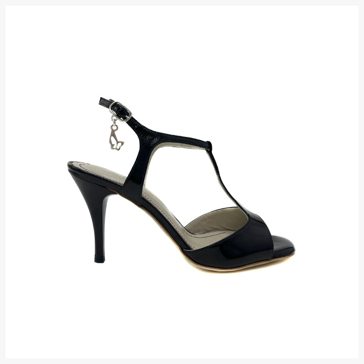 M19 Black Patent-7.5cm.