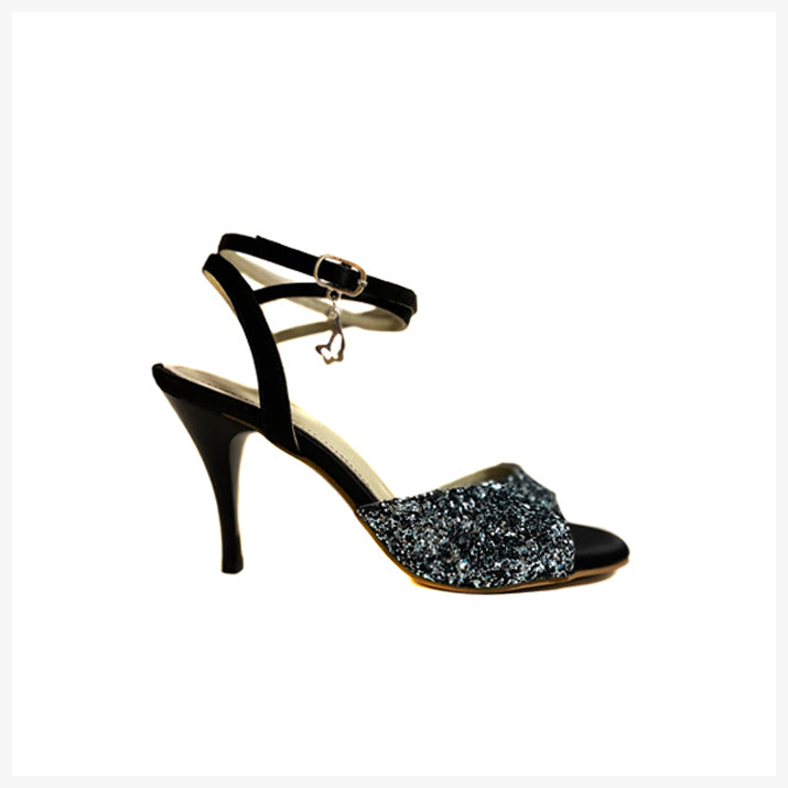 M38 Black & Blue Glitter-7.5cm.