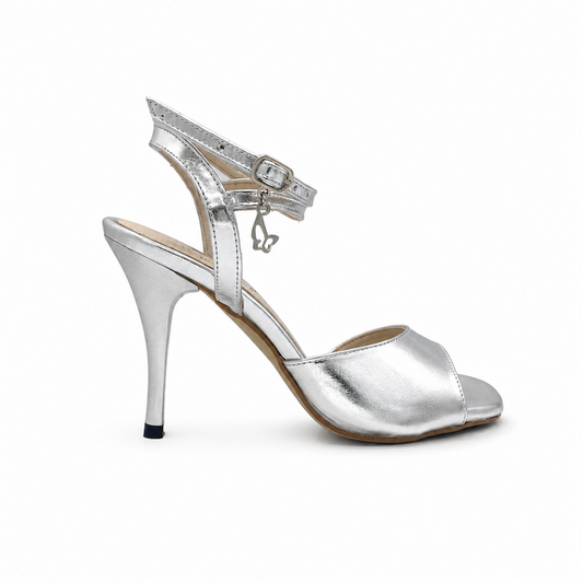 M38 Silver Patent Leather-8.5.cm.